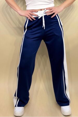 Yanları Garnili Retro Spor Pantolon